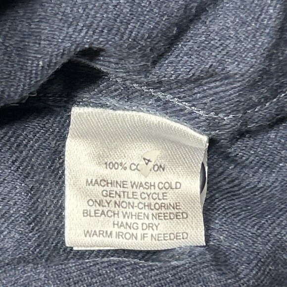 UNTUCKit Fuligni Shirt Mens XLT Regular Blue Flannel Long Sleeve Cotton New - Picture 10 of 11